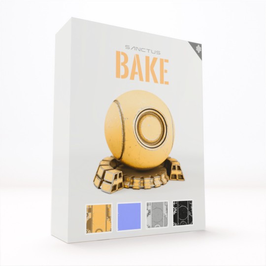 Sanctus Bake Product Box - Blender Texture Baking Addon